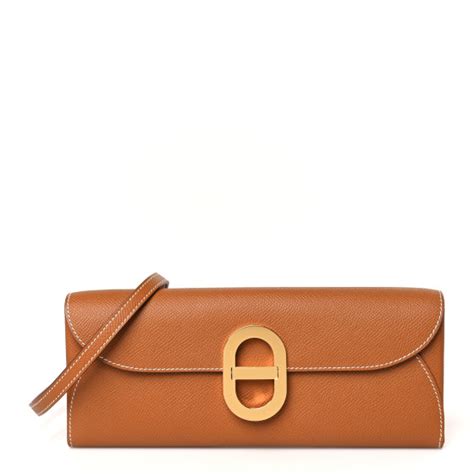 hermes epsom chaine dancre|HERMES Epsom Chaine d'Ancre Wallet To Go Gold.